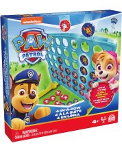 Настолна игра Spin Master: Paw Patrol Four in a Row - Детска