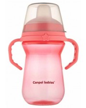 Неразливаща се чаша Canpol - 250  ml, розова