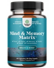 Mind & Memory Matrix, 60 капсули, Nature's Craft