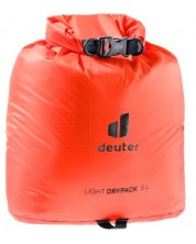 Непромокаема торба Deuter - Light Drypack 5, оранжева -1