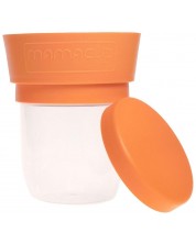 Неразливаща се чаша за снакс Mamacup - Оранжева, 400 ml -1