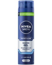 Nivea Men Гел за бръснене Protect & Care, 200 ml