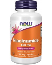 Niacinamide, 500 mg, 100 капсули, Now -1