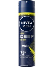 Nivea Men Спрей дезодорант Deep Sport, 150 ml -1