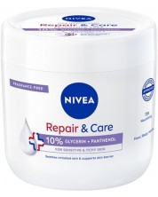 Nivea Универсален крем за чувствителна кожа Repair & Care, 400 ml -1