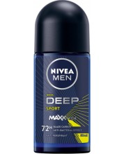 Nivea Men Рол-он против изпотяване Deep Sport, 50 ml -1