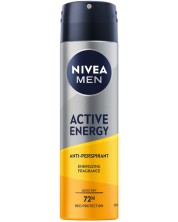 Nivea Men Спрей дезодорант Active Energy, 150 ml -1