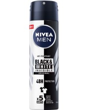 Nivea Men Спрей дезодорант Black & White, Original, 150 ml