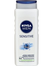 Nivea Men Душ гел за коса и тяло Sensitive, 500 ml -1