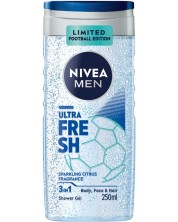 Nivea Men Душ гел Ultra Fresh, 250 ml