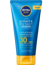 Nivea Sun Слънцезащитен гел-крем Protect & Dry Touch, SPF30, 175 ml -1