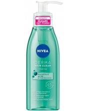 Nivea Derma Skin Clear Измиващ гел за лице, 150 ml -1