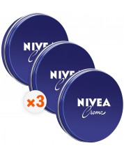 Nivea Комплект - Универсален крем Creme, 3 х 30 ml -1