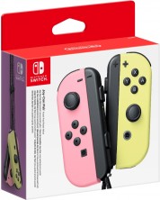 Nintendo Switch Joy-Con (комплект контролери) розово/жълто -1