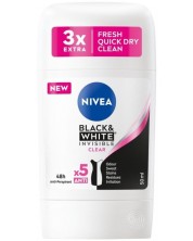 Nivea Стик против изпотяване Black & White, Clear, 50 ml -1