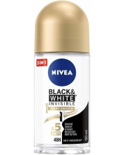 Nivea Рол-он против изпотяване Black & White, Silky Smooth, 50 ml