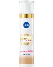Nivea Cellular Оцветен флуид за лице Luminous, 02 среден тон, SPF30, 40 ml