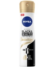 Nivea Спрей дезодорант Black & White, Silky Smooth, 150 ml