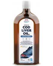 Norwegian Cod Liver Oil, 1000 mg, лимон, 500 ml, Osavi