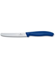 Нож за домати Victorinox - Swiss Classic, 11 cm, син -1