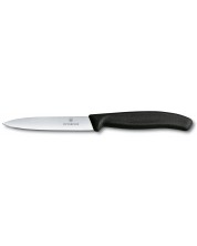 Нож за плодове Victorinox - Swiss Classic, 10 cm, черен -1