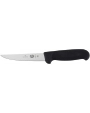 Нож за обезкостяване с право острие Victorinox - Fibrox, 12 cm, черен -1