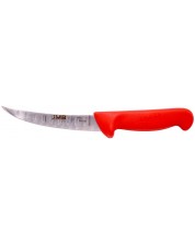 Нож сантоку за обезкостяване JMB - H2-grip, извит, 12.5 cm, червен