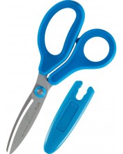 Ножица Plus Kids - Синя, 14.5 cm -1
