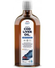 Norwegian Cod Liver Oil, 1000 mg, портокал, 250 ml, Osavi -1