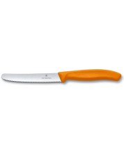 Нож за домати Victorinox - Swiss Classic, 11 cm, оранжев -1