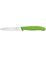 Нож за плодове Victorinox - Swiss Classic, 10 cm, зелен