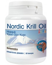 Nordic Krill Oil Kids, 60 капсули, Herbamedica -1