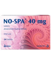 Но-Шпа, 40 mg, 24 таблетки, Sanofi -1