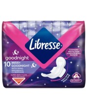Нощни превръзки Libresse - Maxi Goodnight, 10 броя -1