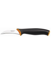 Нож за белене с извито острие Fiskars - Functional Form, 7 cm -1