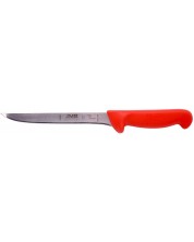 Нож за филетиране JMB - H2-grip, гъвкав, 17.5 cm, червен