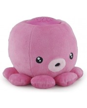 Нощна лампа-проектор Baby Monsters - Розов октопод