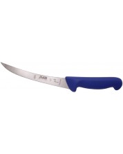 Нож за обезкостяване с извито острие JMB - H2-grip, полугъвкав, 15 cm, син