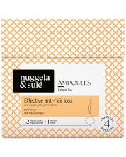 Nuggela & Sulé Ампули против косопад Effective Anti-Hair Loss, 4 х 10 ml