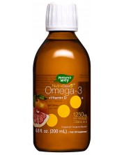 NutraSea+D Omega-3 + Vitamin D, грейпфрут и мандарина, 200 ml, Nature's Way -1