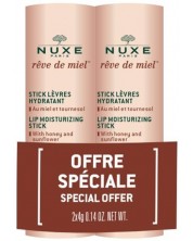 Nuxe Reve De Miel Комплект - Стик за устни, 2 х 4 g (Лимитирано) -1