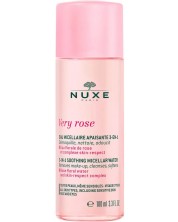 Nuxe Very Rose Успокояваща мицеларна вода 3 в 1, 100 ml
