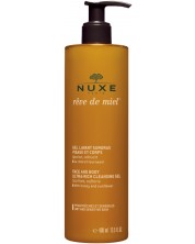 Nuxe Reve De Miel Почистващ гел за лице и тяло, 400 ml