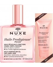 Nuxe Huile Prodigieuse & Prodigieux Комплект - Флорално масло и Душ гел, 100 + 30 ml (Лимитирано) -1