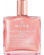Nuxe Huile Prodigieuse Флорално сухо масло със златисти частици, 50 ml
