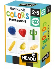 Образователни флаш карти Headu Montessori - Цветове
