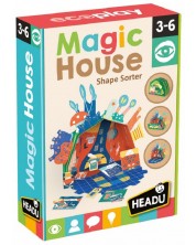 Образователни флаш карти Headu Montessori - Вълшебна къща -1