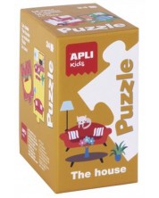Образователен пъзел APLI от 24 части - Предметите в къщи -1