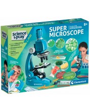 Образователен комплект Clementoni Science & Play - Супер микроскоп -1