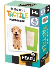 Образователни флаш карти Headu Montessori - Животни. с докосване -1